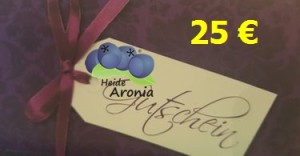 Aronia Gutschein