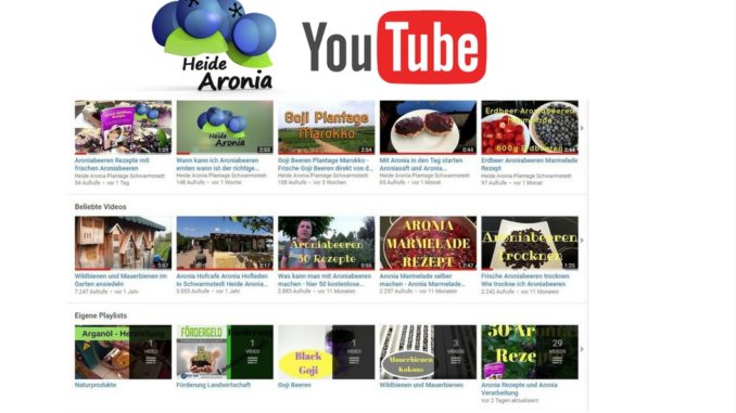 Heide Aronia Youtube Kanal Heide Aronia Youtube Kanal