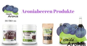Aronia Produkte von Heide Aronia