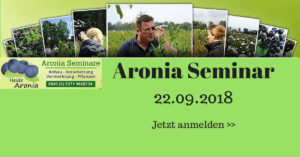 Aronia Anbau Seminar und Beratung
