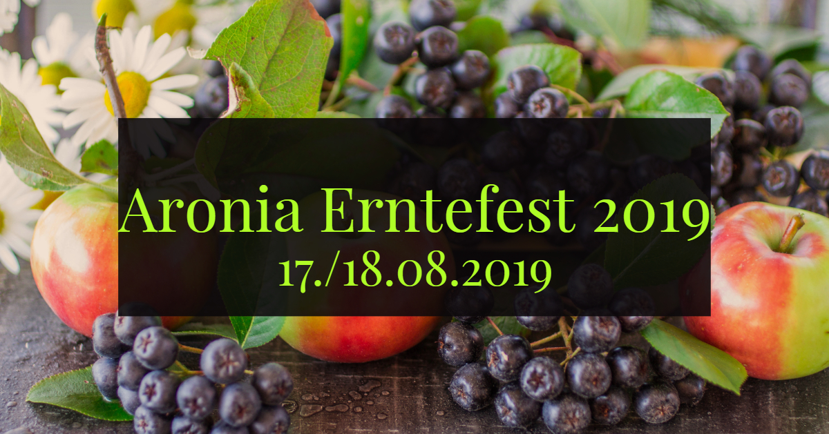 Aronia Erntefest 2019