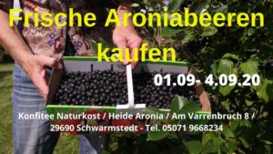 Frische Aroniabeeren Bio